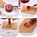 Sealing spoon & wax seal stamp