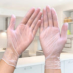 Antistatic disposable PVC gloves (50 pairs)