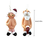 🎄Santa Claus Pendant Resin Christmas Tree Hanging Decoration