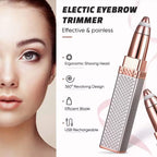 4 In 1 Facial Electric Shaver For Women, Full Body Epilator Rechargeable Eyebrow Nose Bikini Area Hair Clipper