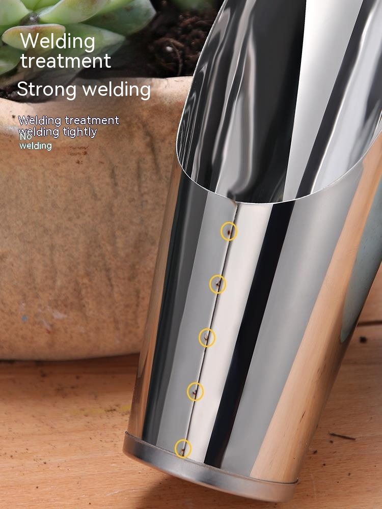Stainless Steel Scoop for Potting Soil – Robust Planting Scoop for Garden and Balcony