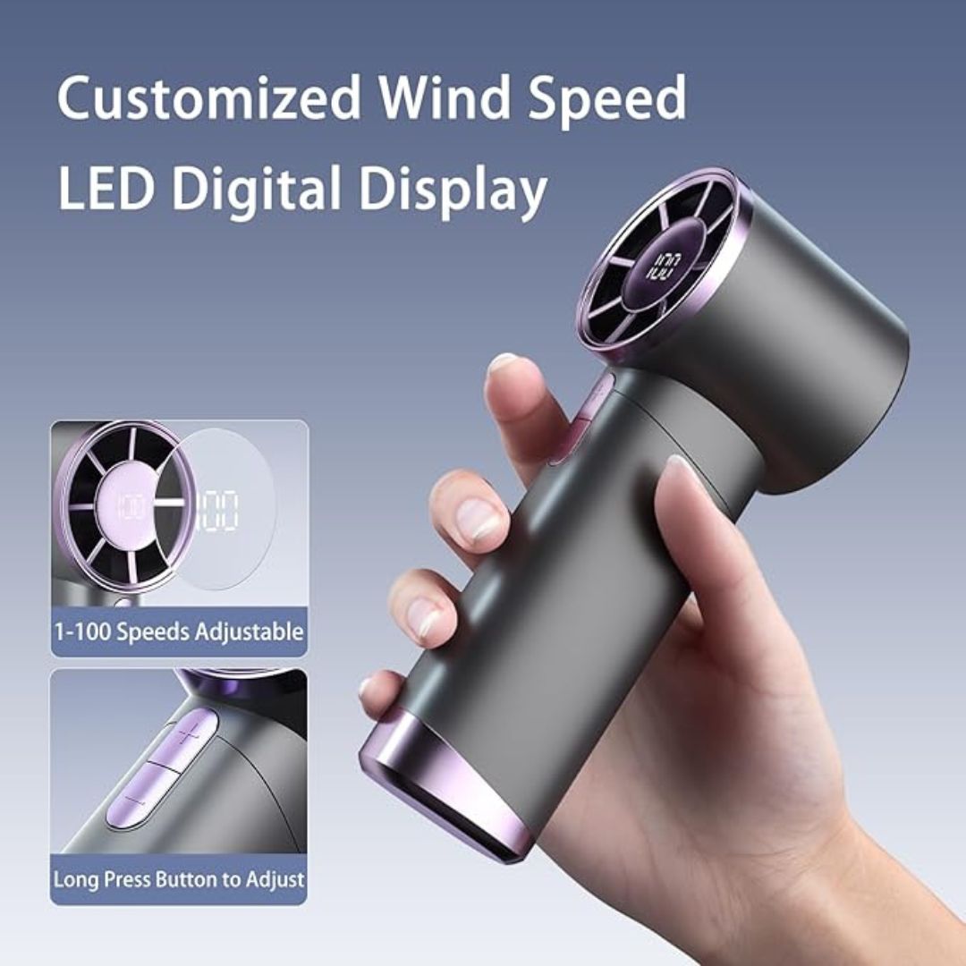 Airova – TurboLite 5-Speed Portable Handheld Fan