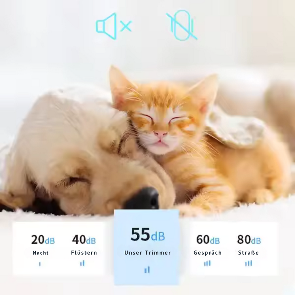4-in-1 Pet Trimmer waterproof & quiet