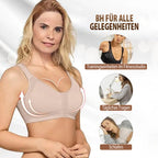 Multifunctional bra with adjustable breast support