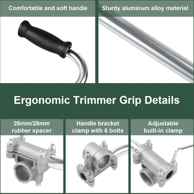 Ergonomic Back-Saving Trimmer Grip