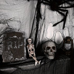 Halloween Fabric Black Polyester Hanging Decoration
