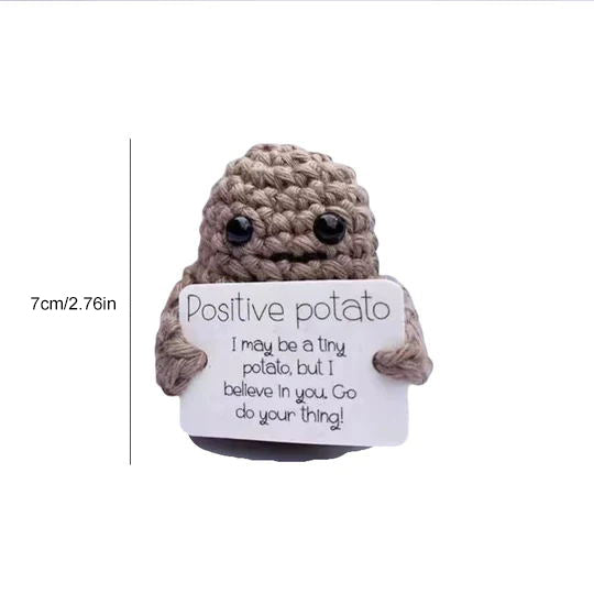 Funny Gift Knitted Positive Potato