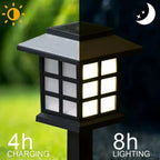 Solar Garden Lights in Lantern Style – Waterproof LED Path Lighting for Outdoor Areas