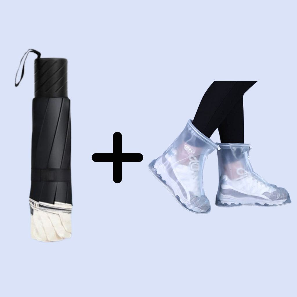 Large foldable umbrella with 12 wind-resistant ribs