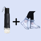 Large foldable umbrella with 12 wind-resistant ribs