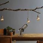 VINTAGE STEAMPUNK ROCKLAMP