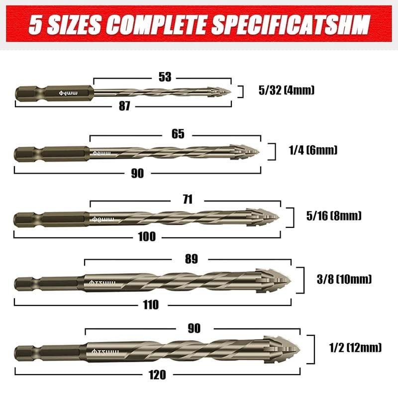 Practical Four Blade Serrated Eccentric Drill