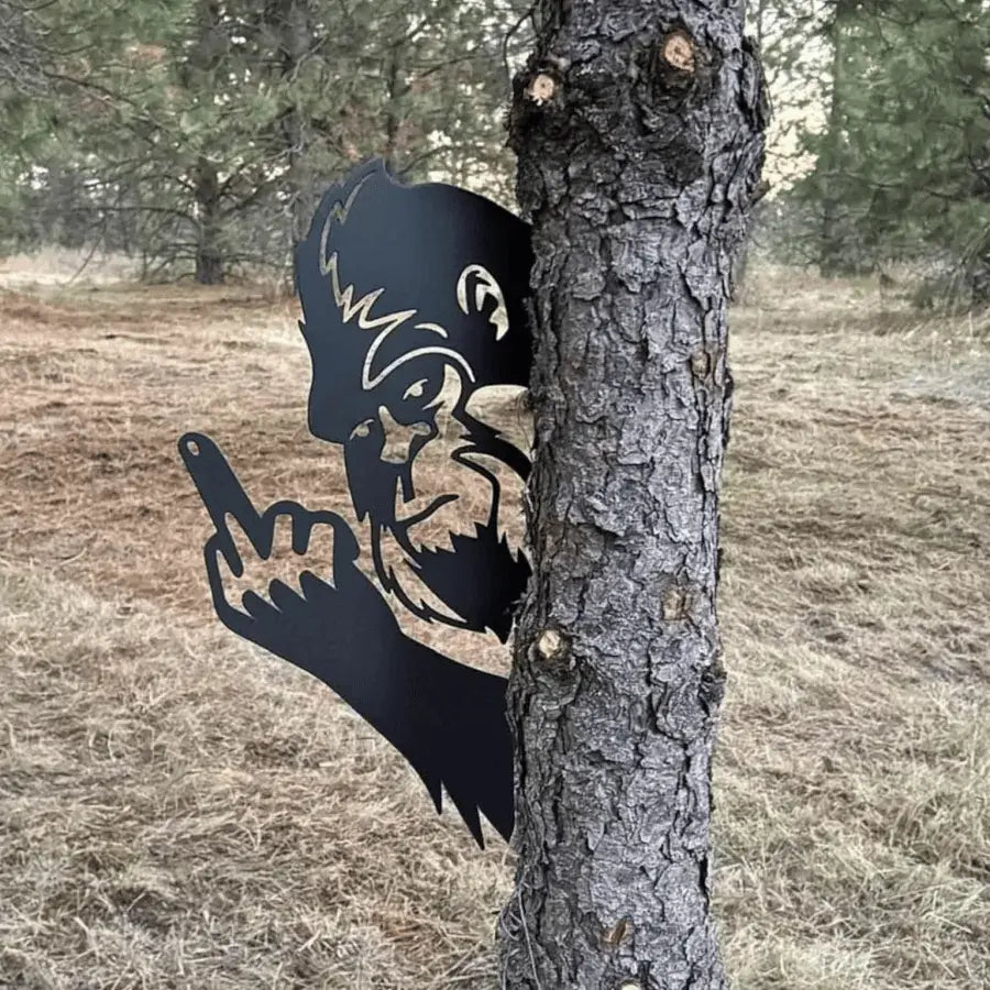 Cheeky Metal Outdoor Wall Sign – Weather-resistant Wall Decoration