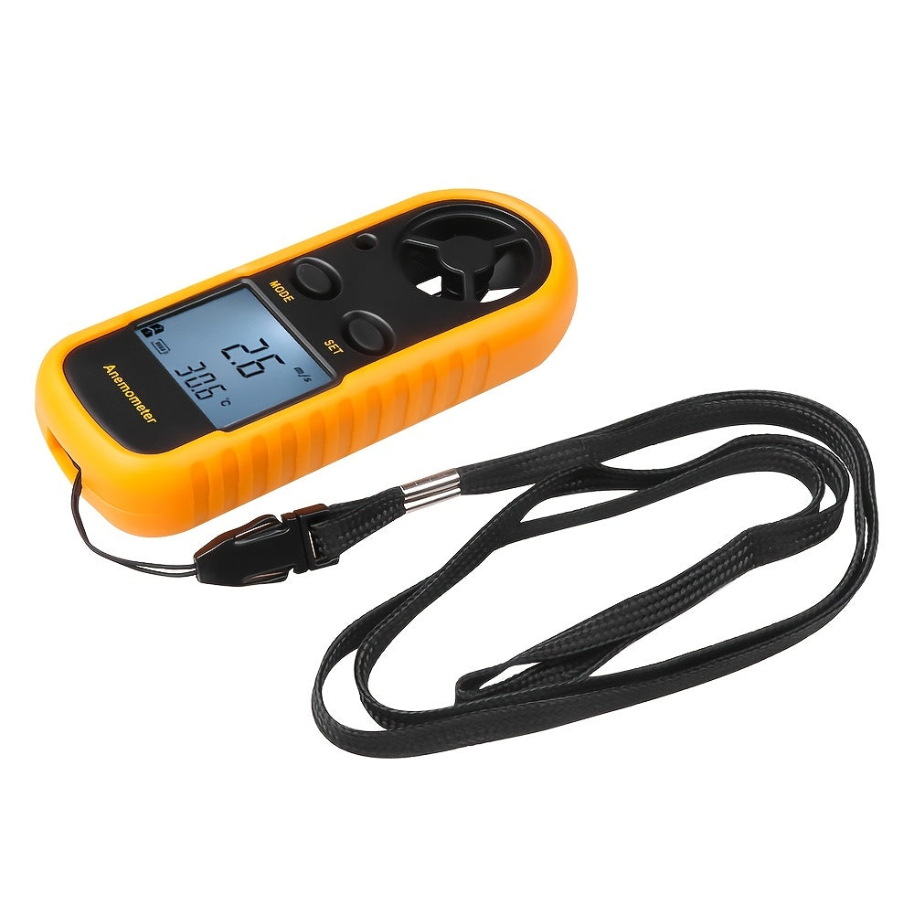 Digital Anemometer with Clear LCD Display – Portable Anemometer for Outdoor Sports
