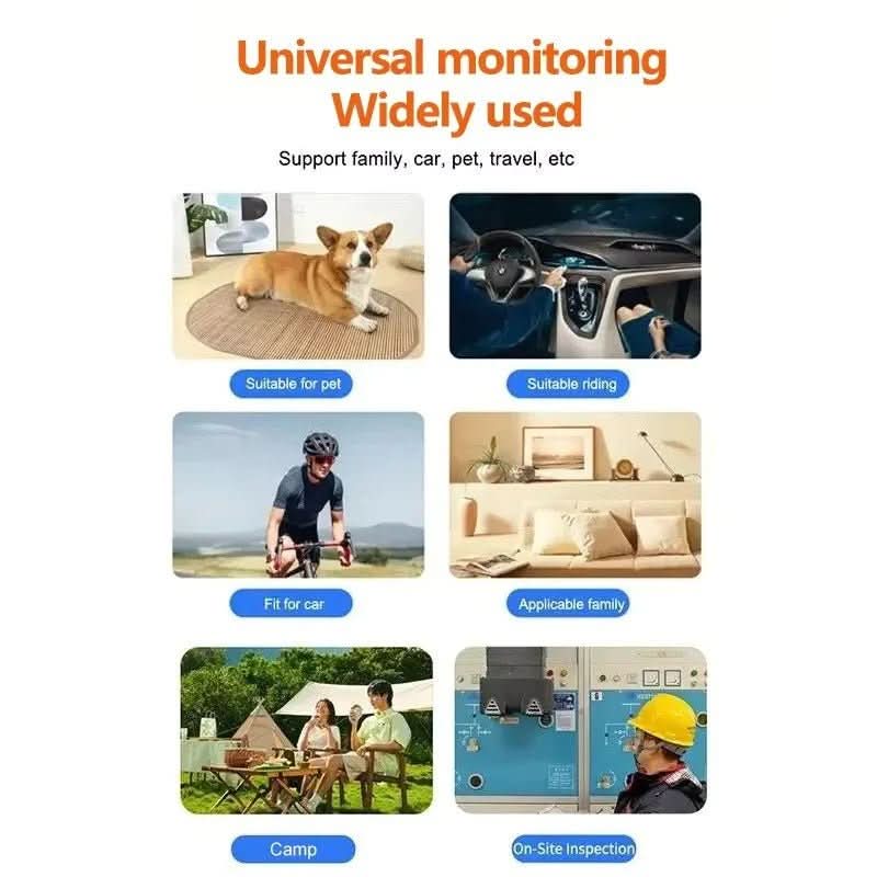 Compact security camera with night vision & app control