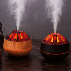 Fire Diffuser - Mini simulated charcoal fire air humidifier with realistic flame effect