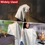 Fireproof fiberglass fire blanket – Compact safety blanket for home, kitchen, and car