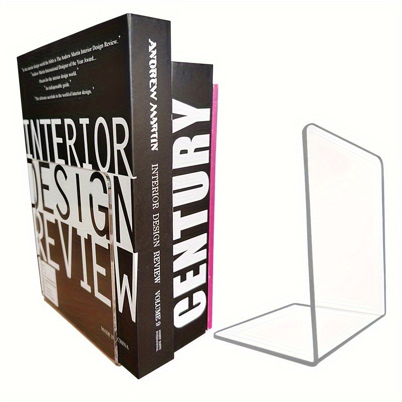 ClearView - Elegant L-shaped Acrylic Bookstand