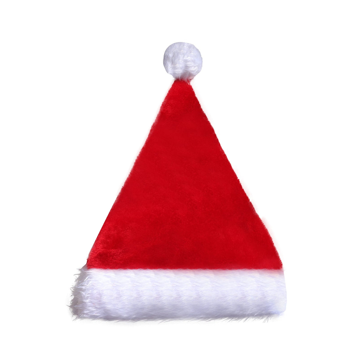 Illuminated Christmas Hat with LED Lights – Soft Plush Santa Hat with Color Lights