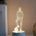SportGlow - LED Table Lamp with 3D Football Design