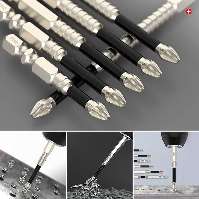 High magnetic screwdriver drill set