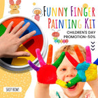 Funny finger painting game