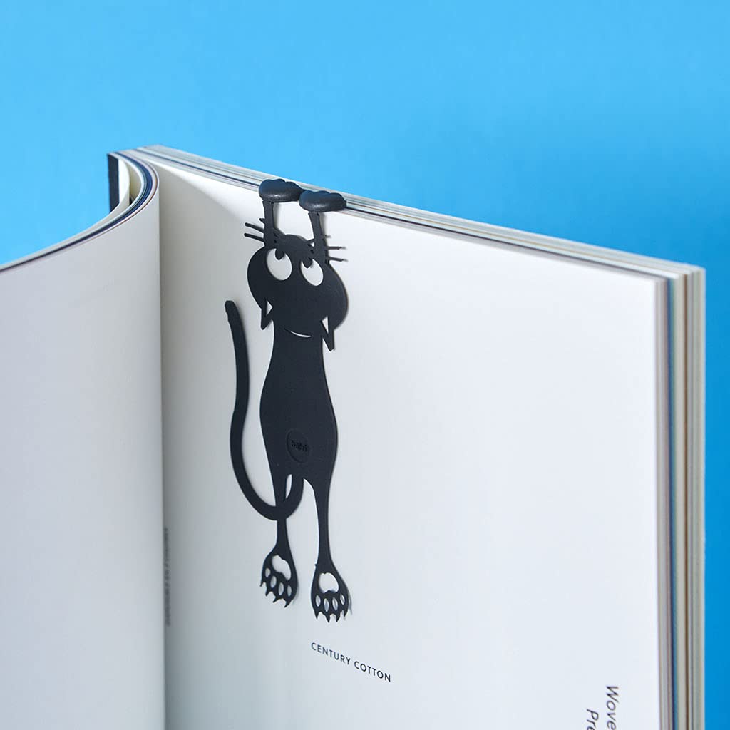 Curious Cat Bookmark- Locate Reading Progress With Cute Cat Paws