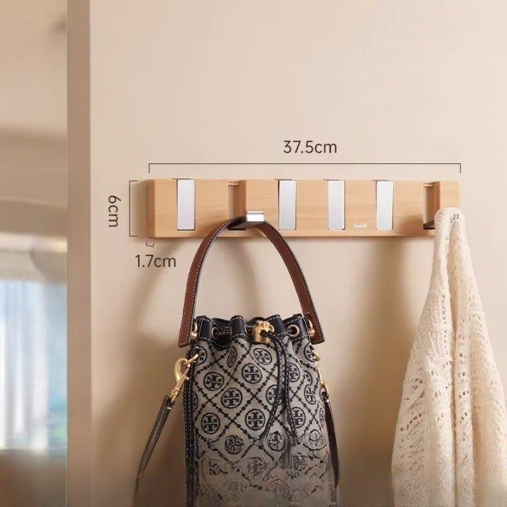 Pull & Hang Minimalist Wooden Wall Hanger