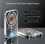 Transparent Magnetic Mini Wireless Power Bank