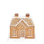 Christmas Snow Top Resin Ginger Cake Cottage Incense Burner
