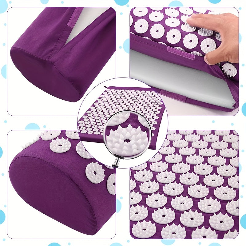 Ultimate acupuncture massage mats and pillow set