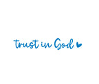 “Trust in God” Rear-View Mirror Decal