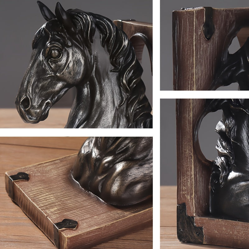 HorseHead - Stylish Bookend in Animal Shape