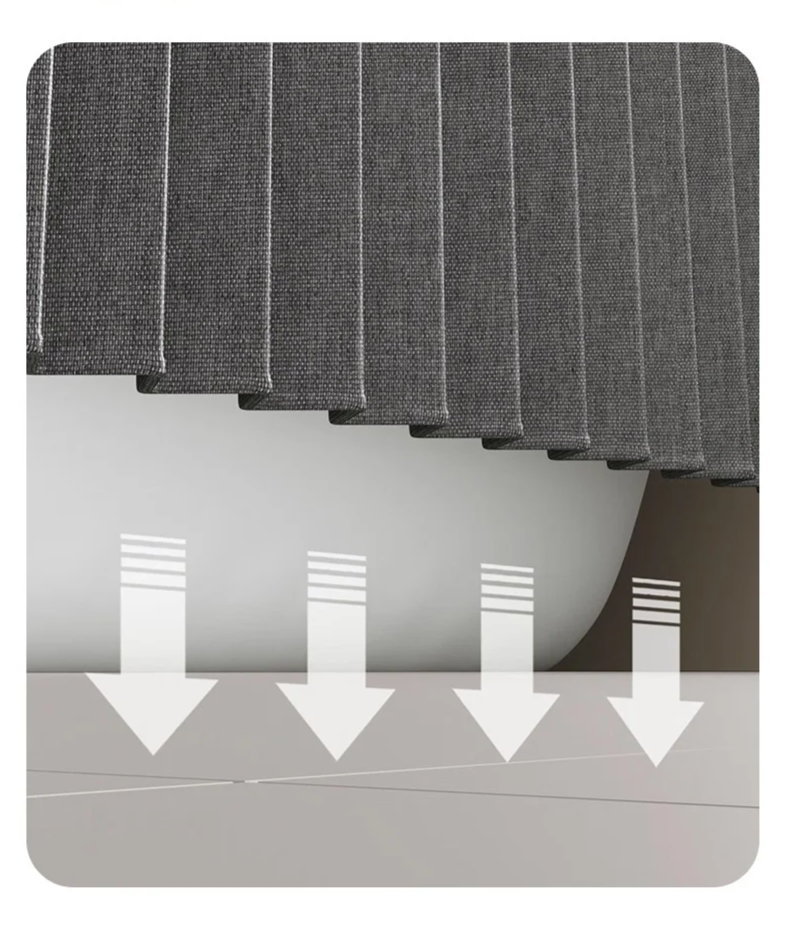 MagnaFold Foldable Shower Curtain with Magnets