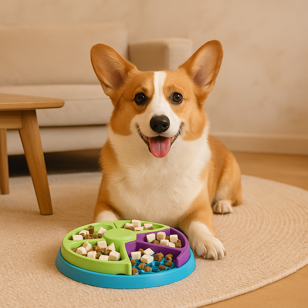 FurryYum - Captivating slow feeder as a puzzle game for pets to eat and play