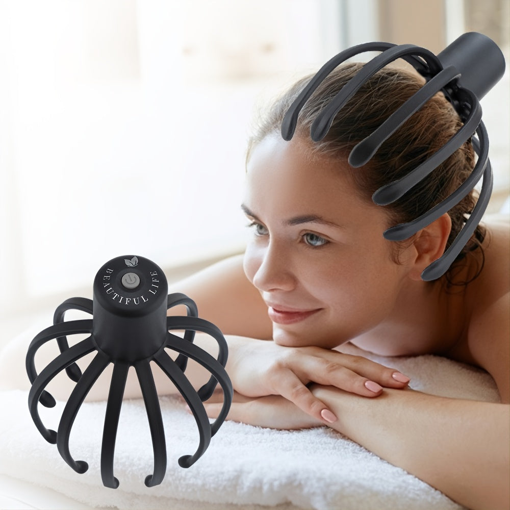 Experience relief with an electric head massage