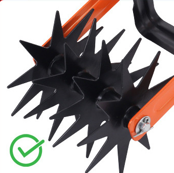 Manual Rotary Lawn Edger, 69 Inch Adjustable Stainless Steel Handle Grass and Weed Trimmer