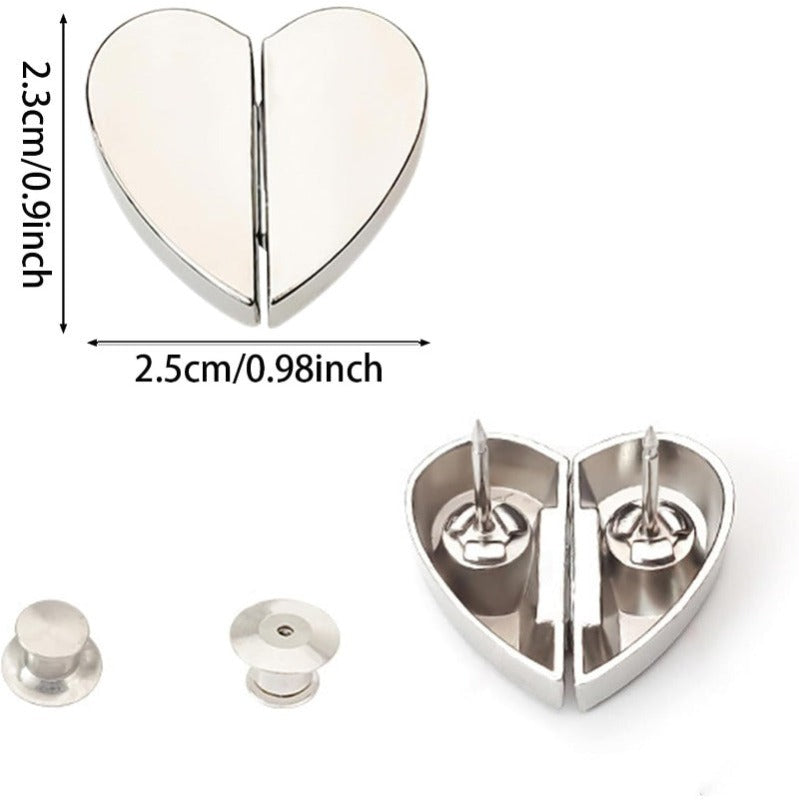 Heart-Shaped Magnetic Curtain Fasteners
