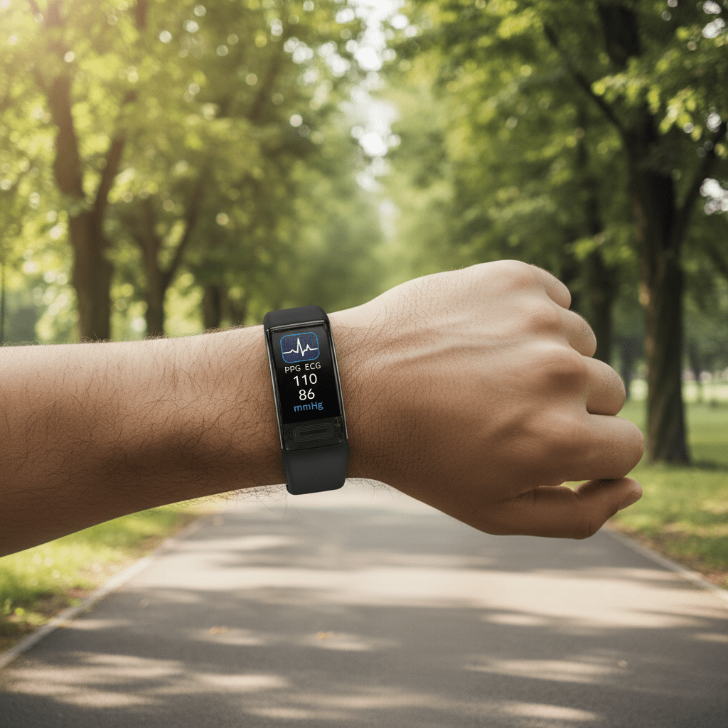 Intelligent bracelet for heart rate and activity monitoring