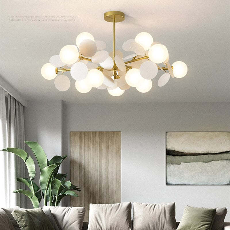 Flower Branch Chandelier Living Room