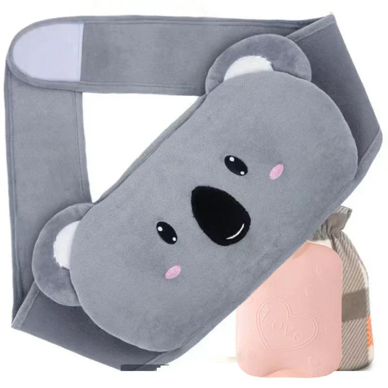 WarmCush – Reusable Plush Hot Water Bottle with Hip Cushion