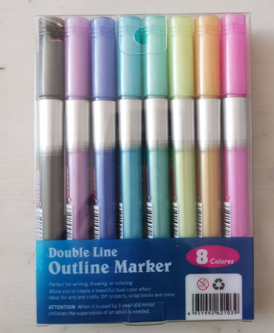 Metallic Marker Pens – Ideal for Cards, Hand Lettering & Crafting
