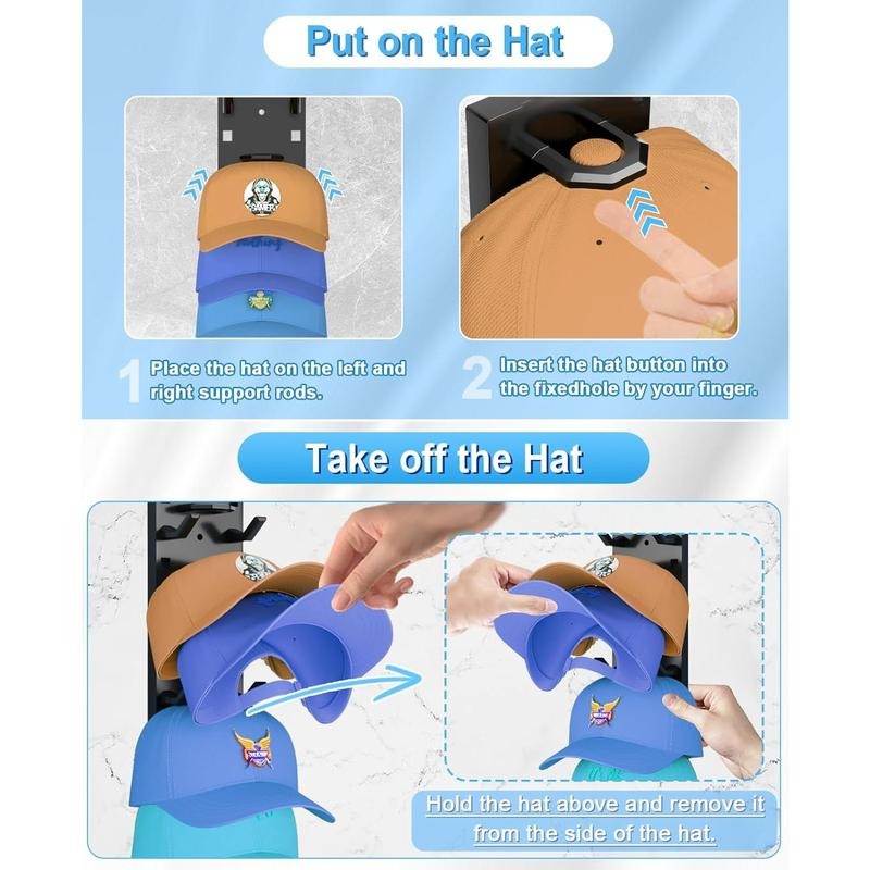 Wall Mounted Hat Organizer