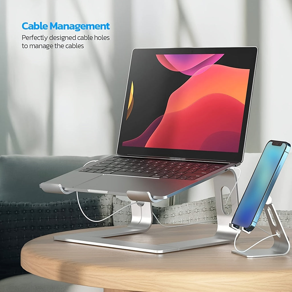 Aluminium Laptop Stand – Ergonomic and Ventilating