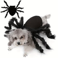 Funny Furry Dog Halloween Costume | Spider Design