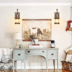 Wall light vintage metal industrial sconce