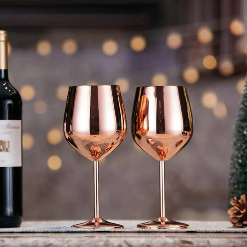 Stainless Steel Glasses (Set of 6)