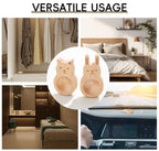 4-piece set wooden fragrance dispensers – cat & rabbit