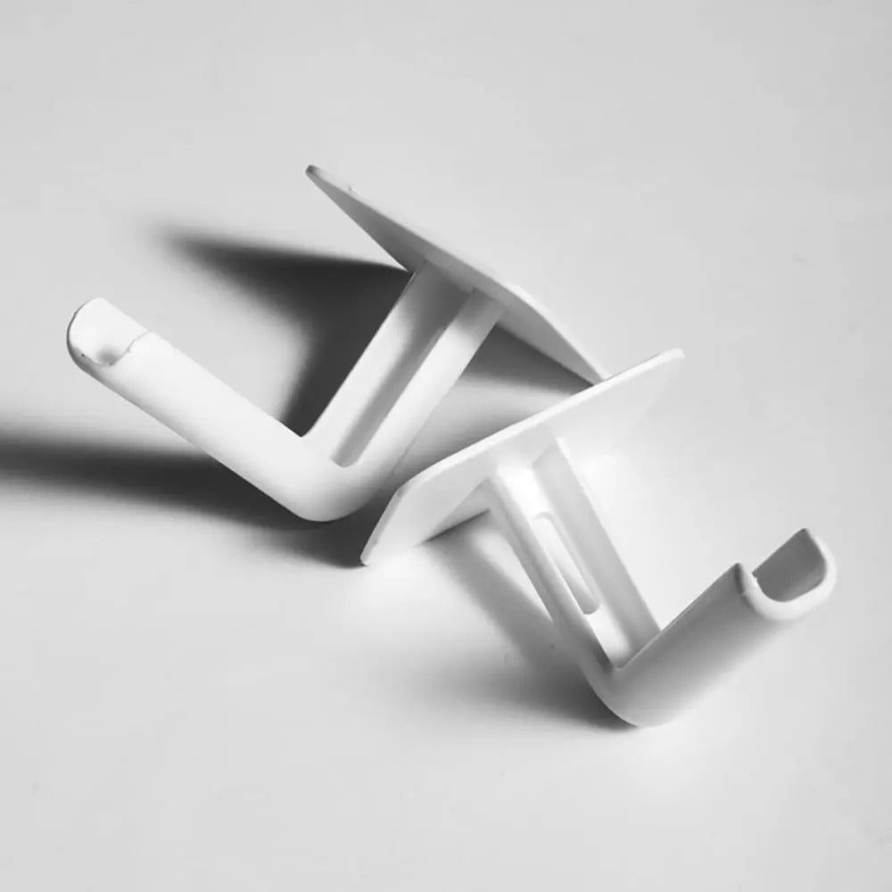 4-piece Self-Adhesive Wall Hooks – sturdy Plastic Hooks for Kitchen, Bathroom & more
