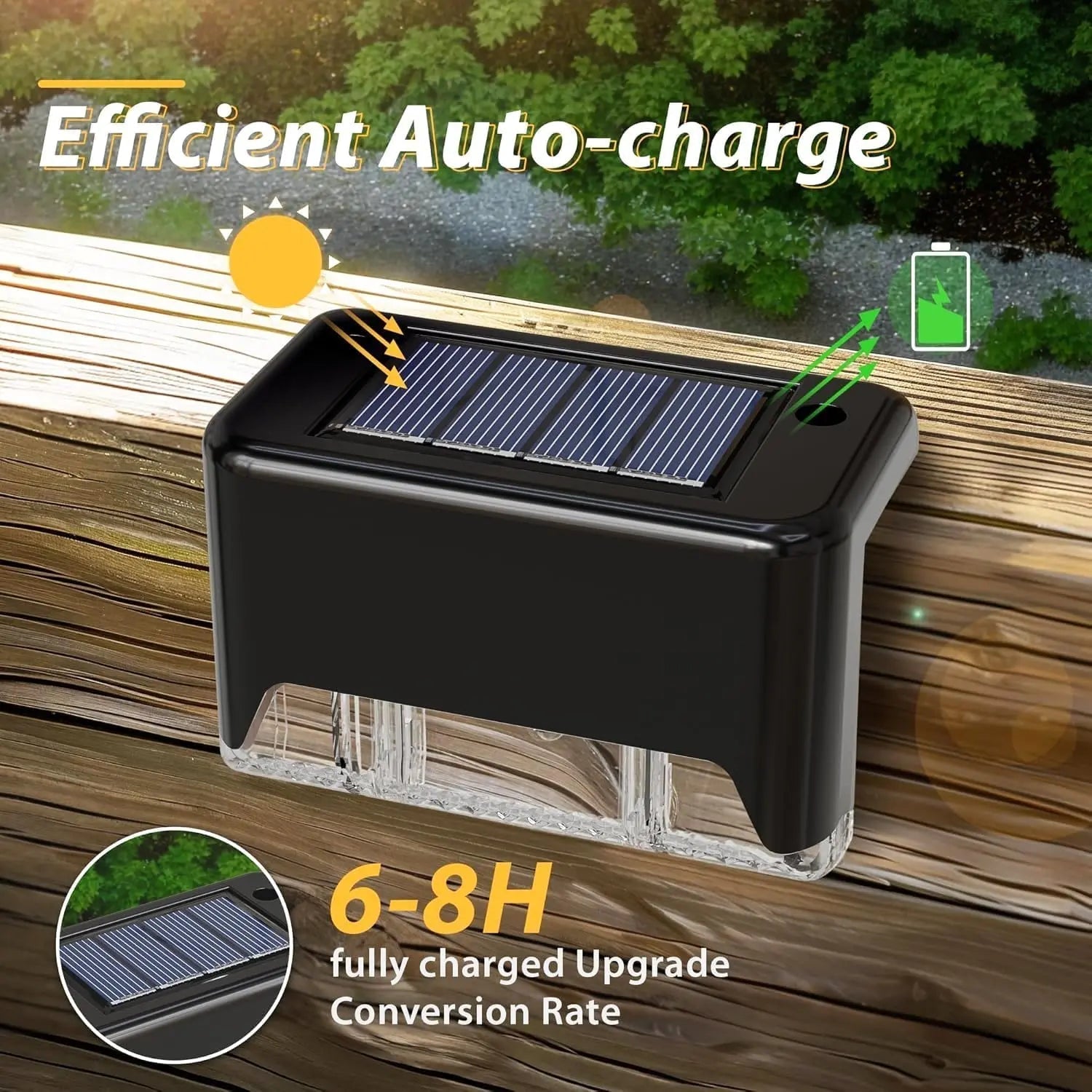 4-Piece Solar Patio Lights – Weatherproof Outdoor Lighting
